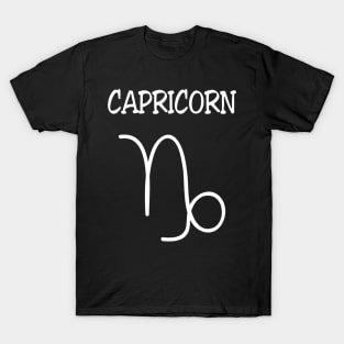 Capricorn Zodiac Sign T-Shirt